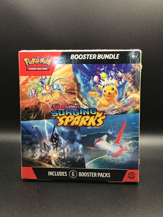 Pokemon Other - Pokemon TCG Surging Sparks Booster Bundle Factory Sealed 6 Packs New Sealed